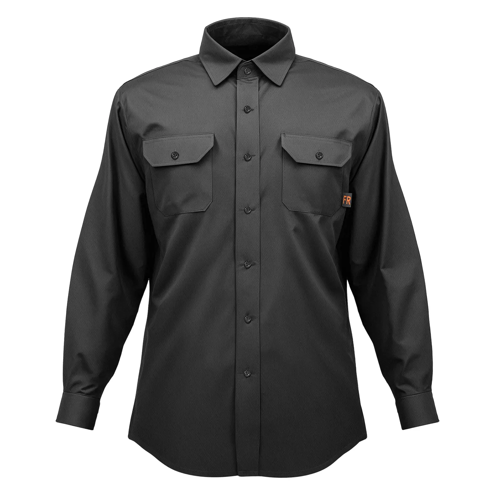 Flame Resistant Welding Jacket, 7oz.FR Shirts for Men, Machine Washable Cotton Heat-Resistant Welding Shirt, Meets ATPV 9.2 Cal/cm² Arc Rating - XXL Size