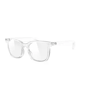 Ai Smart Glasses with Bluetooth-compatible, Voice Assistant, Music Playback, Call Function, Dual Speakers, Decorative Lens, PC Frame