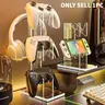 Acrylic Game Controller Stand - Desktop Display Holder for Game Controller&Gaming Accessories, Gaming Stuff, Portable Clamp Design for Office Desk Organization, Console Controller Accessories