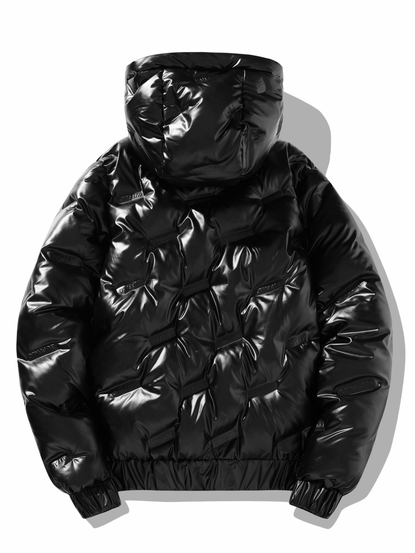 Men's Solid Zip Up Detachable Hood Jacket, Regular Fit Casual Long Sleeve Pocket Zipper Outerwear for Fall & Winter, Men's Clothes for Daily Wear