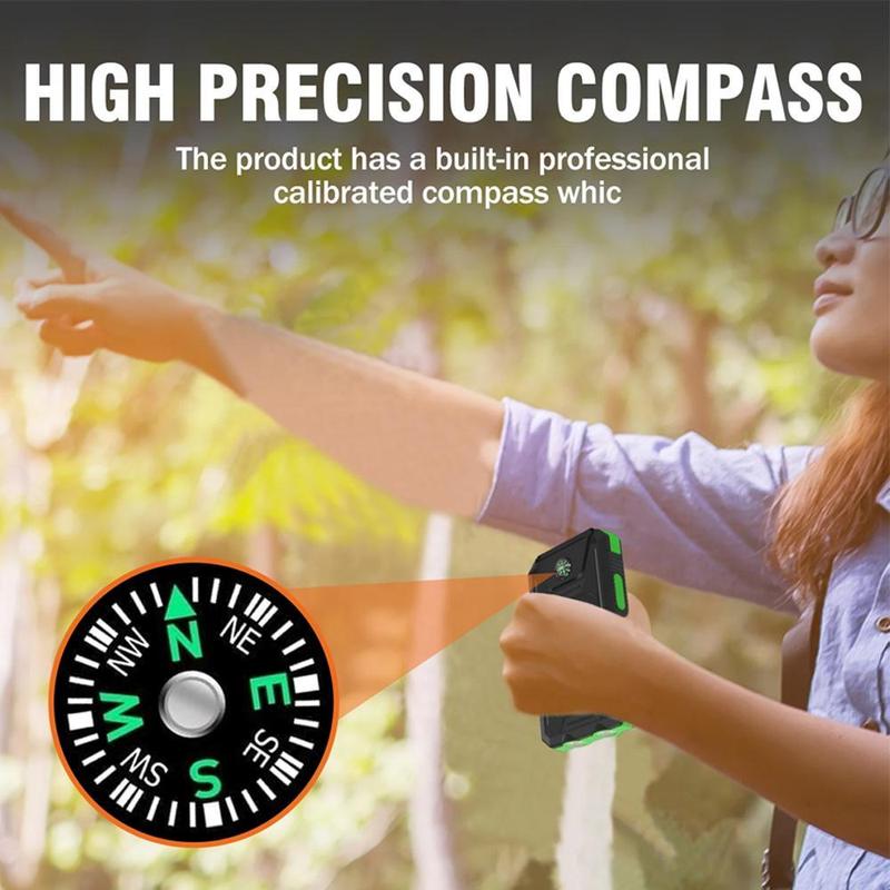 Solar Charger, 38800mAh Portable Type-C Solar Power Bank for All Cellphones, Waterproof Battery Pack, Outdoor External Backup Power Charger Three Outputs/LED Flashlights, Perfect for Camping Travel