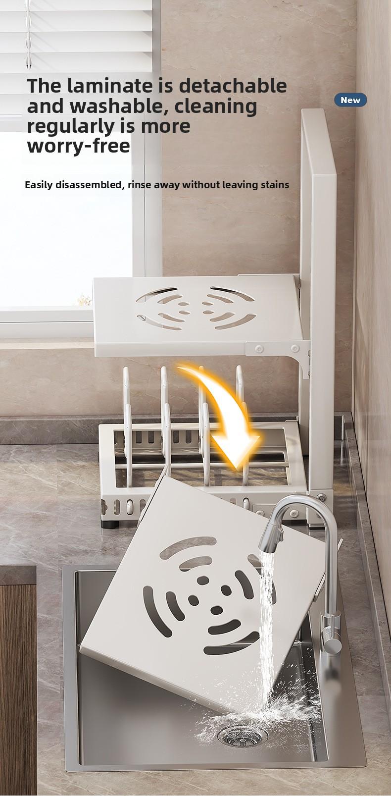 Household goods kitchen multi-functional 7-layer shelves, 304 carbon steel material, rust-proof, load-bearing strong shelves