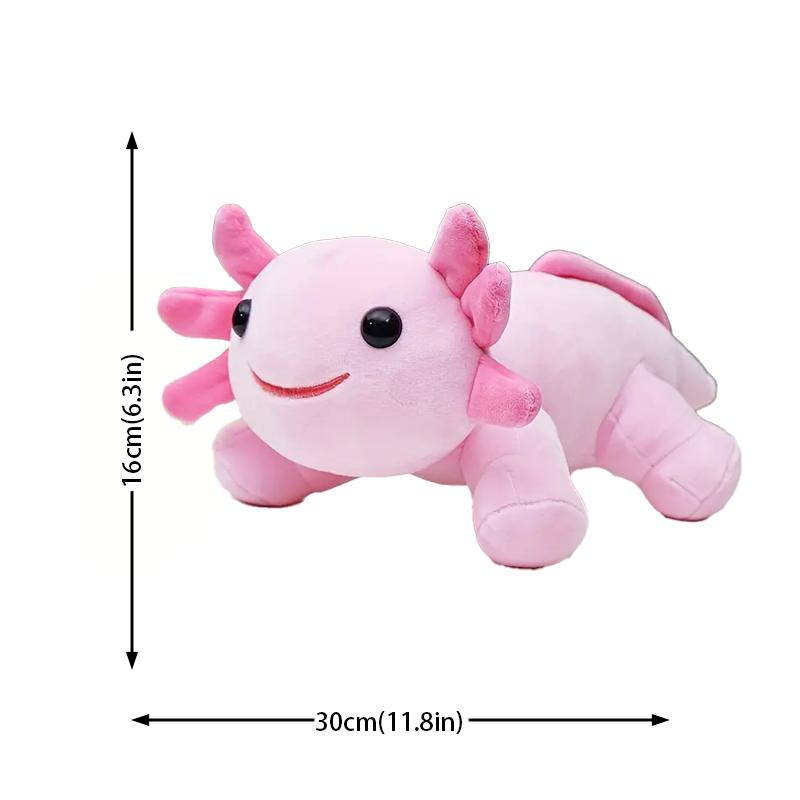 Cartoon Axolotl Design Plush Toy, Cute Stuffed Toy, Soft & Comfy Plush Toy for Adults, Home Decor, Soft Stuffed Animal