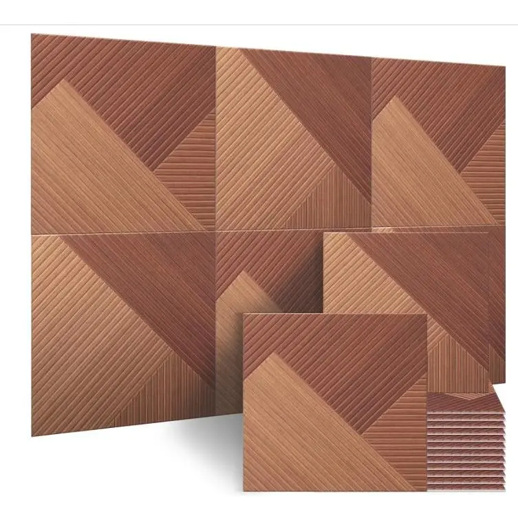 High-Density 23.6" Geometric Pattern Acoustic Soundproof Wall Panels, 3D Sound Absorbing Wall Tiles for Echo Reduction in Gaming Rooms, Studio, 23.6" Size