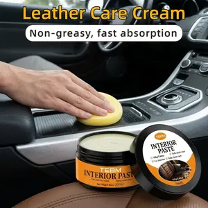 Car Interior Care Cream, Plastic Leather Rubber Nourishment, Slow Down Dashboard Yellowing Aging, Center Console Door Panel Matte Renewal
