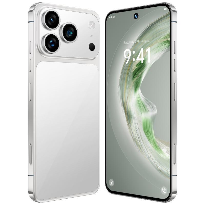 Smartphone  I17ProMax A17 PRO MAX Android Smartphone, 7.3 Inch Dual 108MP+78MP Cameras, Long-Lasting 8000mAh Battery, Fast Charging, OTG Function, Facial Recognition Unlocking,  12GB RAM +512GB ROM, 5G Network, Unlock Cellphone I smart phon