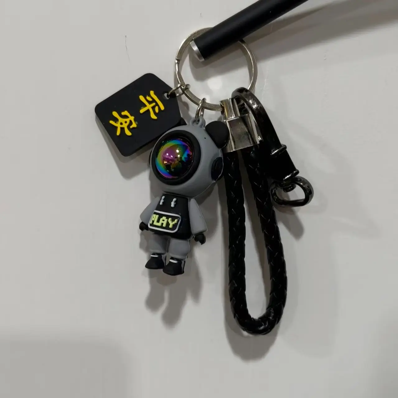 Astronaut-Design Keychain, Key Fob, Keychain Pendant, Cute Keychain for Car Keys, Cute & Stylish Car Keychain for Men & Women, Universal Car Interior Decoration Accessories, Keyrings
