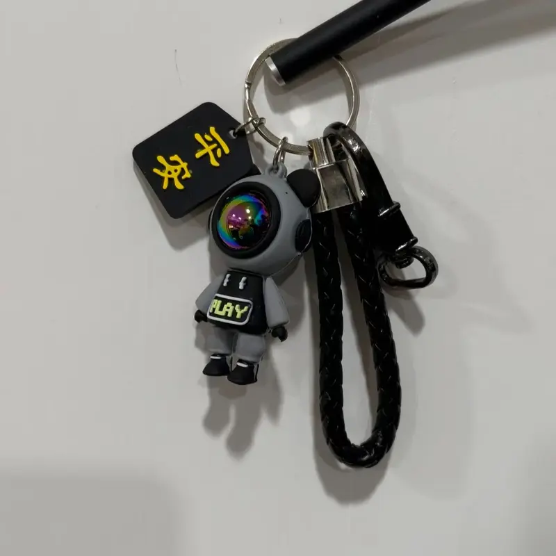 Astronaut-Design Keychain, Key Fob, Keychain Pendant, Cute Keychain for Car Keys, Cute & Stylish Car Keychain for Men & Women, Universal Car Interior Decoration Accessories, Keyrings
