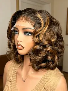 Daily Curly Wig, Soft Glue-Free, 18 Inches Long, 180% Density, 13x4x1 Lace Front Full Cap, Heat Resistant, All Seasons