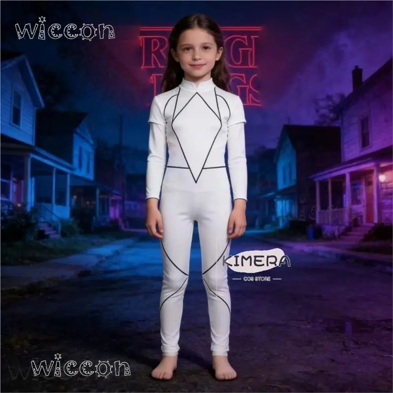 Eight Cosplay Jumpsuit Kali 08 Kal Tv Roleplay Girls Women White Jumpsuit Strange Cosplay Clothing Halloween Outfits Adults Set
