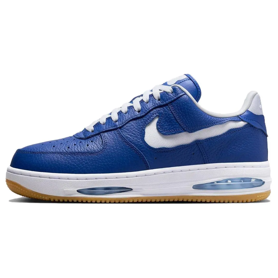 Nike Air Force 1 Men's Low-Top Comfortable Casual Sneakers in Blue Verifiable, with credentials and supporting global authentication