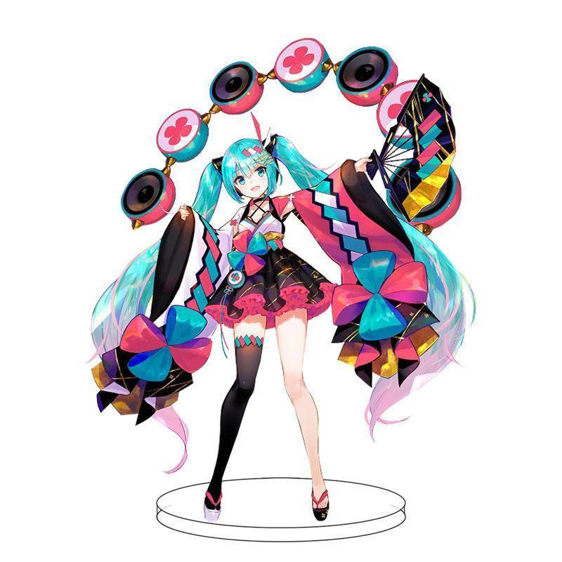 16cm Hatsune Miku Acrylic Standing Brand Comic-Con Surrounding Toy Decoration Gift
