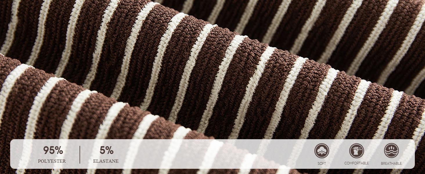 Aoysky Womens Striped 2 Piece Lounge Sets Short Sleeve Oversized T Shirts Drawstring Shorts Matching Set