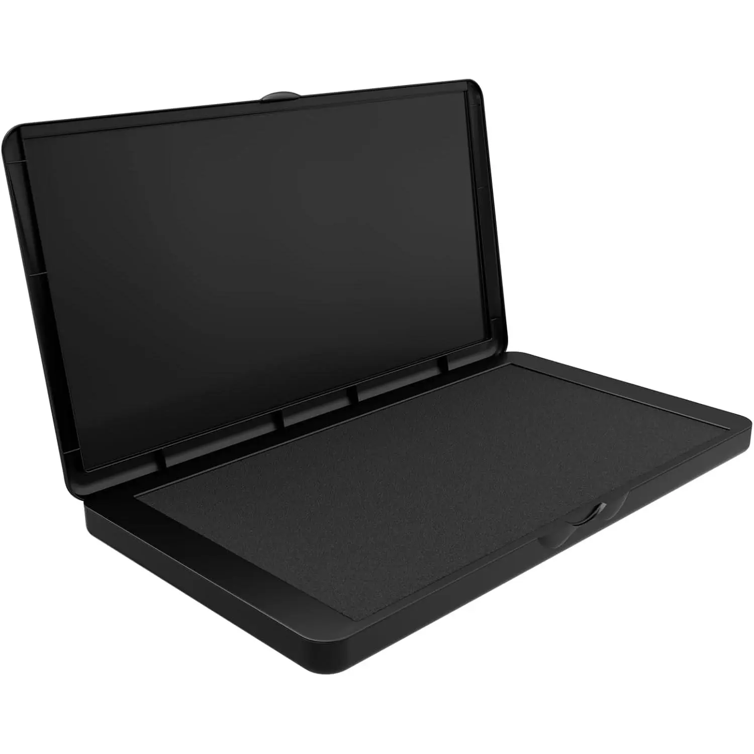 Large  Pad, 6.29 x 3.54 Inch Black Ink Pad  Felt Pad Rubber  Ink Pad for Office,