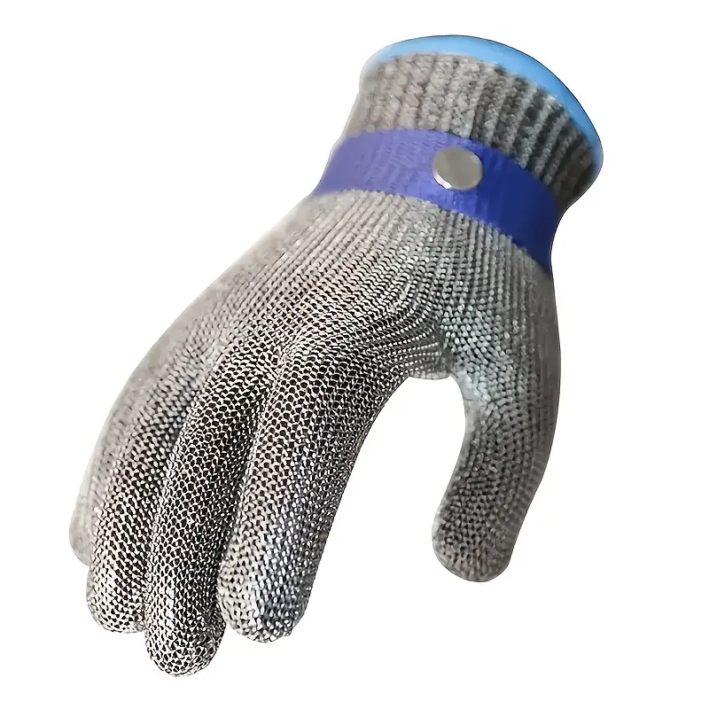 1pc of stainless steel gloves, metal mesh gloves for slaughter, repair, carpentry, kitchen safety, and food preparation, holiday gift