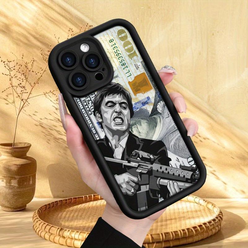 Creative Scar Face Painted Pattern Case for iPhone 17 Pro Max Plus Air/ 16 15 14 Pro Max 13 12 11 XR XS Plus Shockproof Drop Protection Rugged Durable Silicone Cover iphone  15  pro  max  case