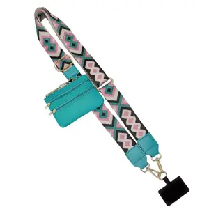 Adjustable Phone Lanyard with Zipper Pouch, Phone Sling, Phone Strap Crossbody, Phone Strap with Wallet Crossbody, Phone Accessories for Women & Men, Accessories for Iphone