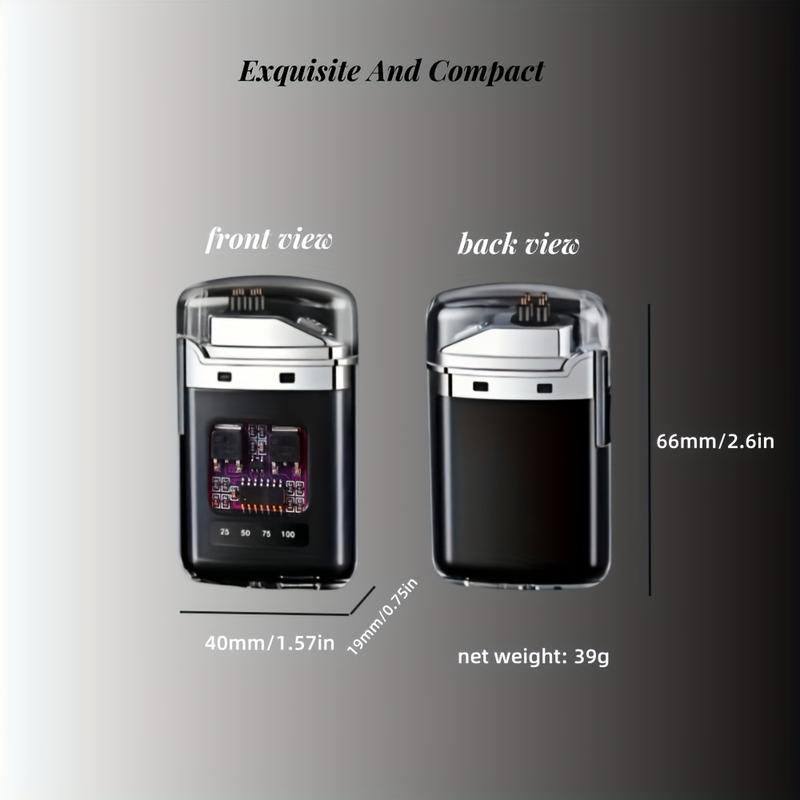 Windproof Electronic Lighter, Usb Rechargeable, Compact And Portable, Ideal For Camping, Travel, Wilderness Survival, Candles, Aromatherapy, And Outdoor Adventures. Stylish Design And Robust Construction. Camping Gear.