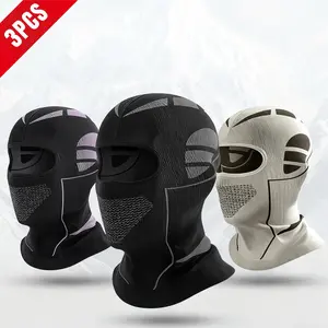 3-Pack Thermal Winter Balaclava, Cold-Proof Full Face Mask Hat for Men & Women, Windproof Head Neck Cover Liner for Skiing, Cycling and Hunting