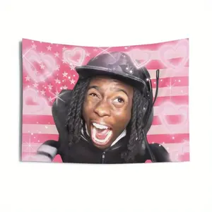 2D Flat - 2D Flat - 1pc 2D Flat 3x5 Ft Kai Cenat American Flag Wall Decor |   Microfiber, Grommets, Random Color, Funny Meme, Twitch Stream Wall Art
