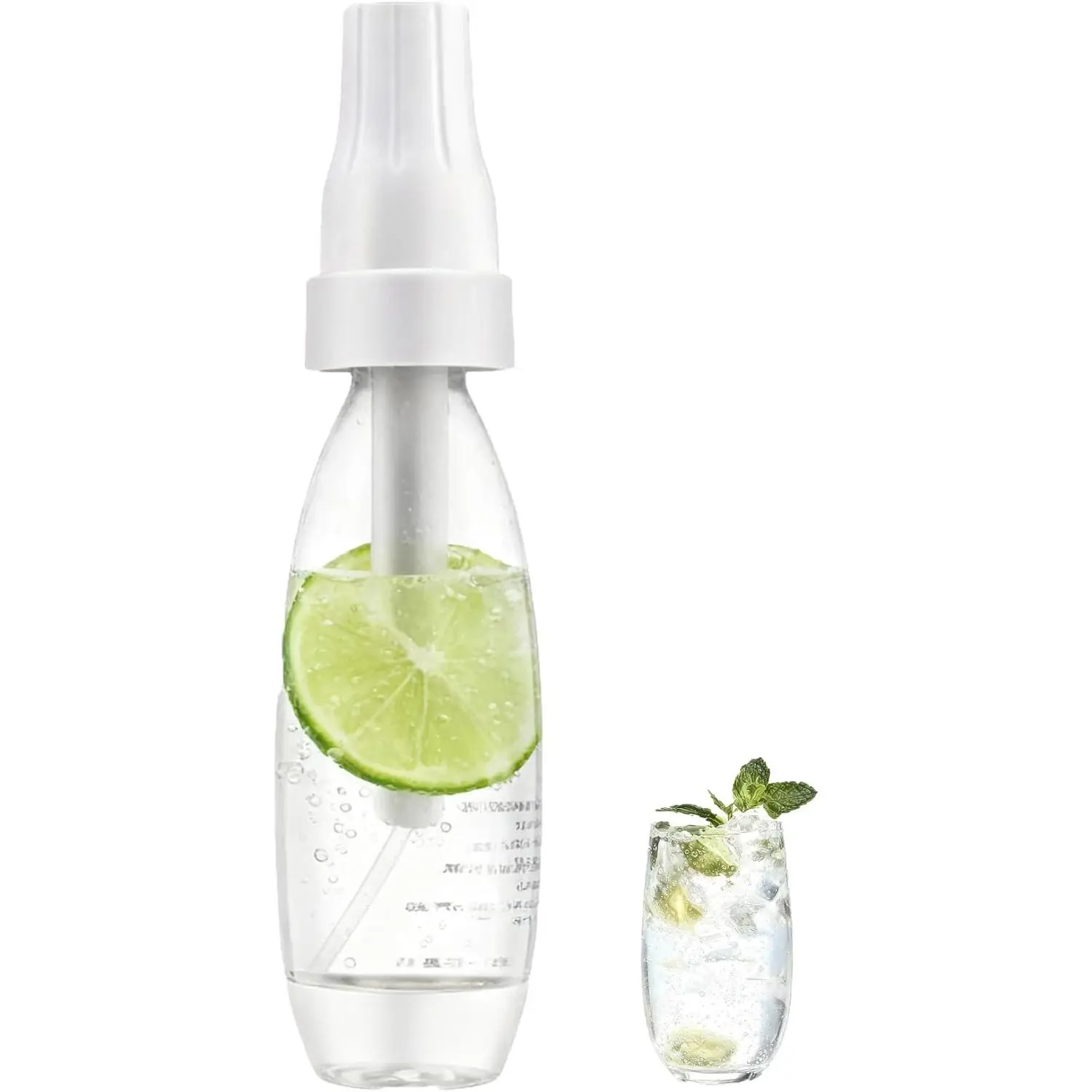 Portable Soda Maker Machine 34 Oz Sparkling Water Maker for Home Travel Instant Carbonation CO2 Cartridges Not Included