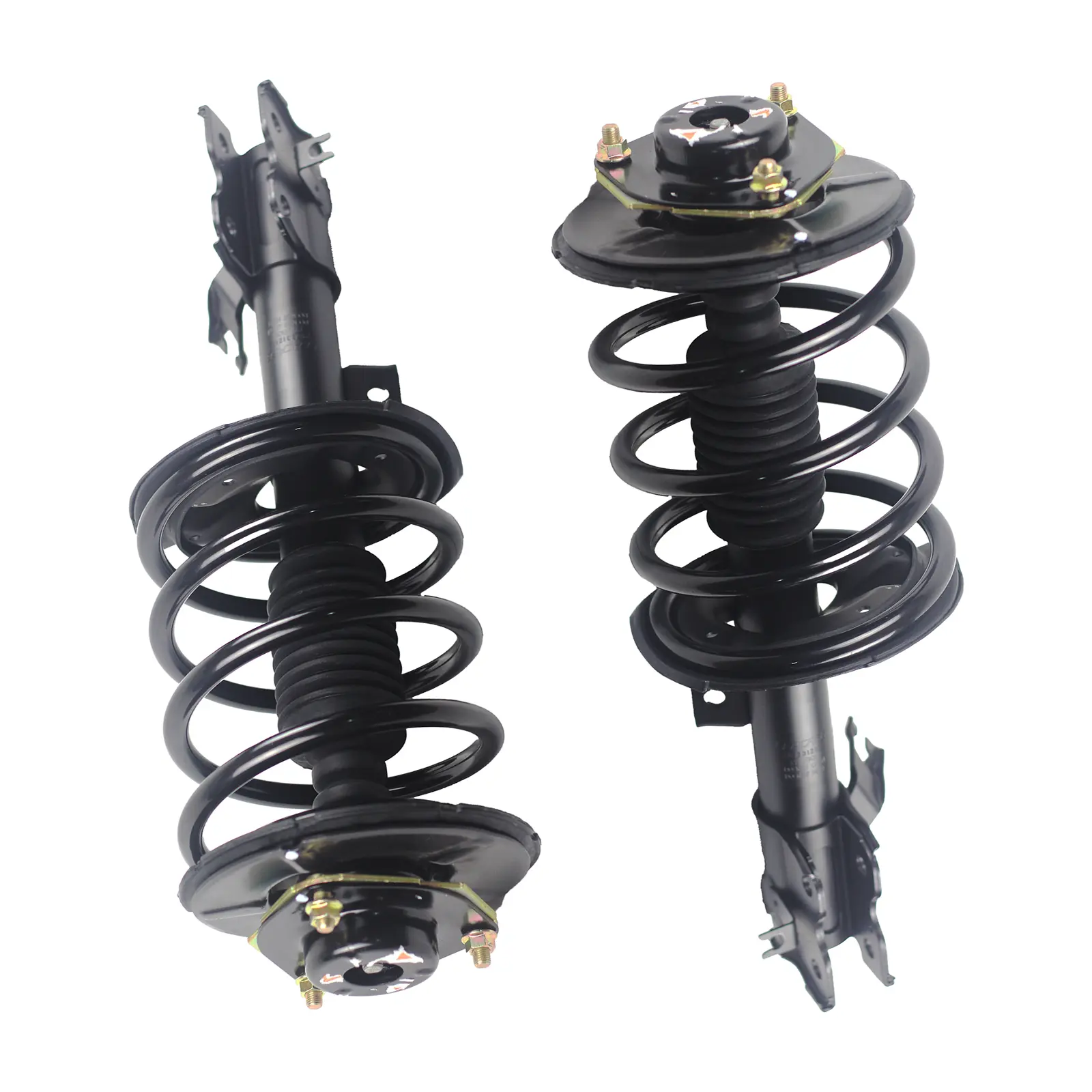 Automotive Front Suspension Shock Absorbers with Coil Spring - Pair of Front Struts Assembly, Replacement Parts for 2002-2006 Nissan Altima 2.5L (271427, 271426)