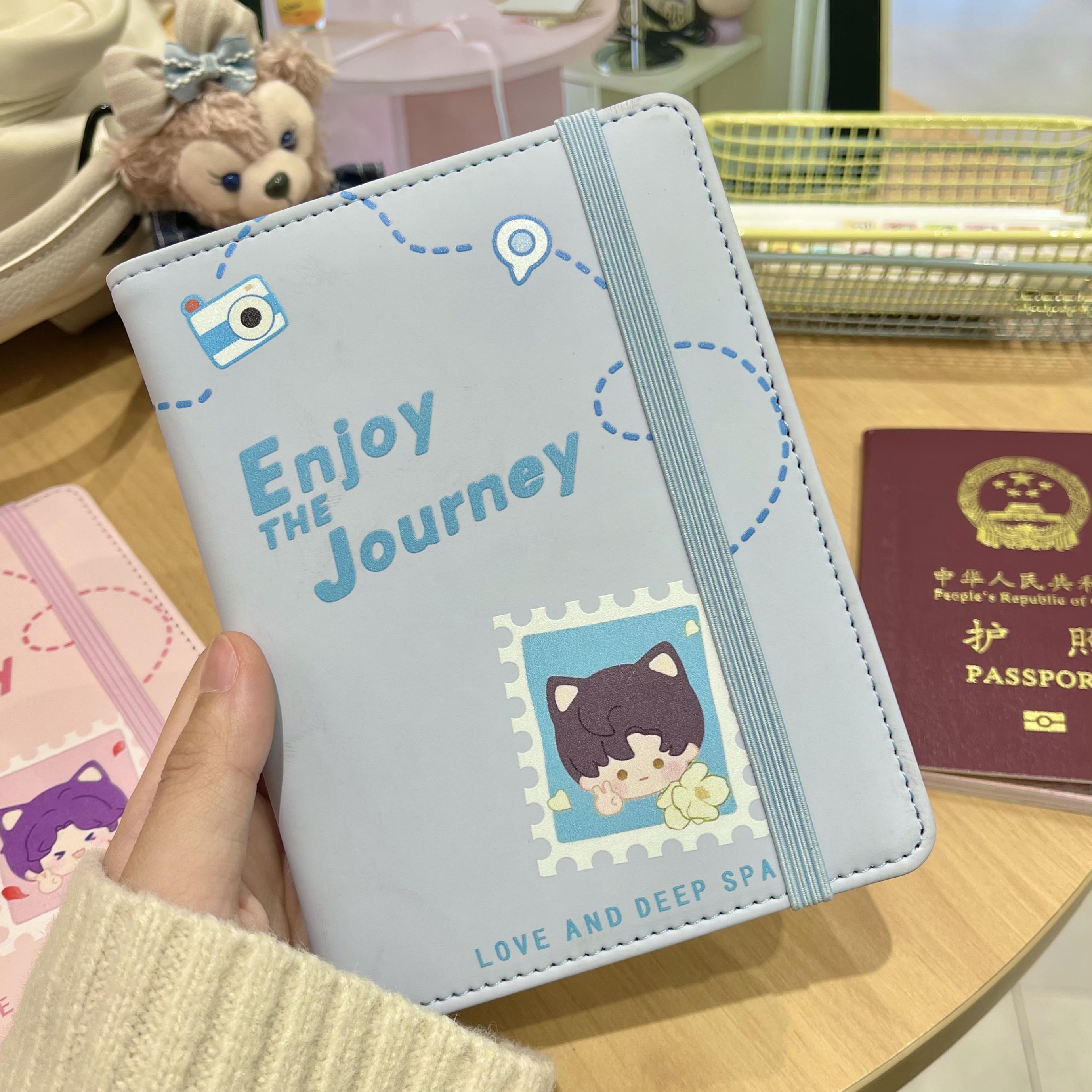 Love And Deepspace Rafayel Zayne Card Protective Book Cute Passport Cover Certificate Storage Bag Cosplay Girl Fans Gift