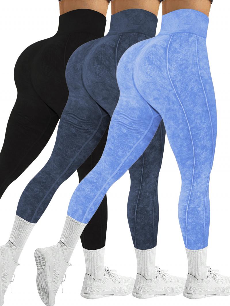 Women's High Waist Seamless Spring and Summer Leggings-Slim Leggings, Comfortable and Breathable Plastic Sportswear, Spring and Summer Sports Yoga & an Ideal Choice for Casual Wear, It is a Must-Have Spring & Summer Clothes for Women.