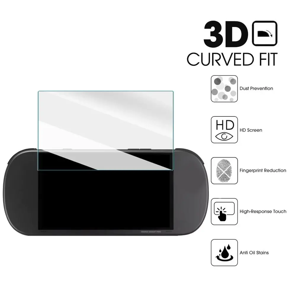 Trimui Smart Pro Tempered Glass Screen Protector, HD Handheld Game Console Screen Guard, Easy to Apply, Durable & Clear Protection