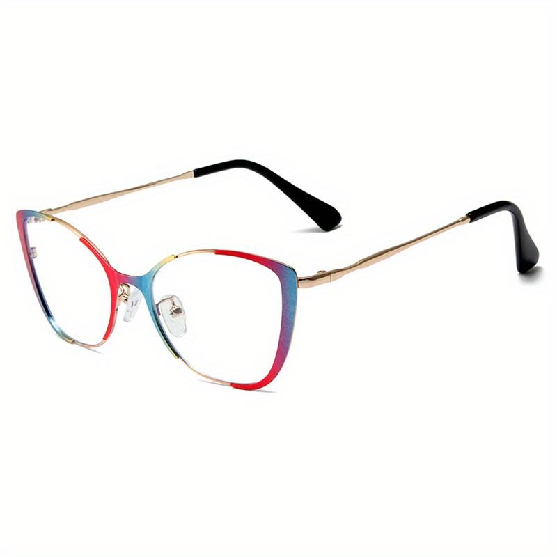 Free shipping Fashion Metal Cat Eye Flat Light Glasses Women's Glasses Festival Accessories Glasses