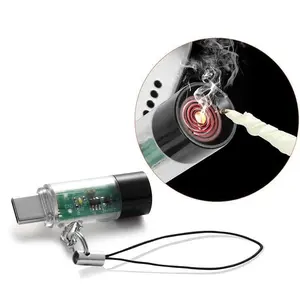 Type-C Cell Phone Electric Cigarette Lighter Android Universal Fire Lighter - Wireless Silent Spare Cigarette Lighters with All Type-C Devices