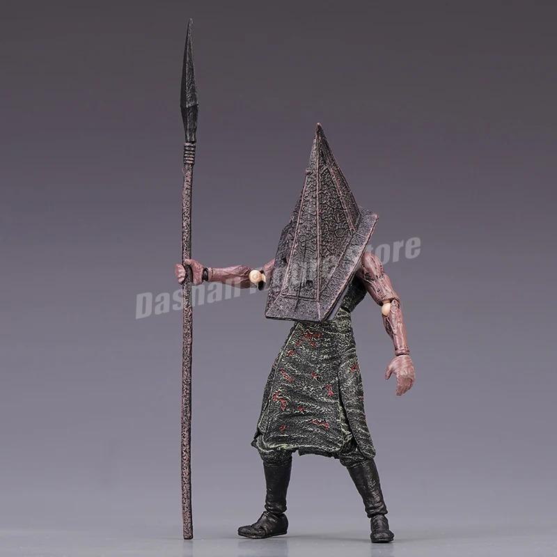 Figma Sp-055 Silent Hill Pyramid Head Action Figure 17cm Red Pyramid Thing Revelation 3D Figure PVC Bubble Head Nurse Model Toys
