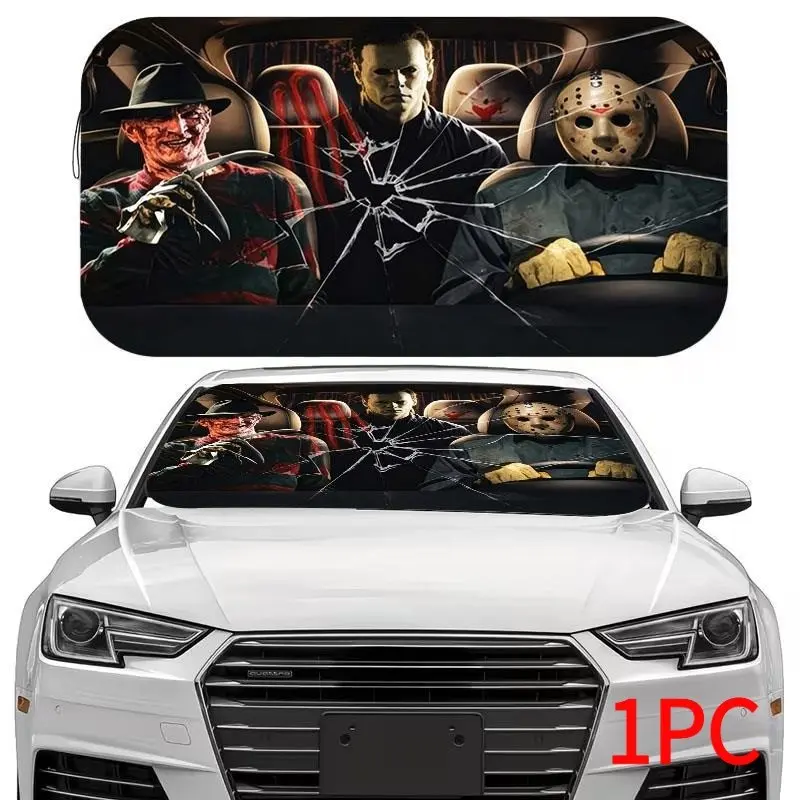 Car Windshield Sunshade, UV Protection Foldable Sunshade, Keeps Car Cool, Enhances UV Reflection, Fun Car Accessory, Fits Sedan, Suv, Off-Road Vehicles, Front Window Sun Shade For Car