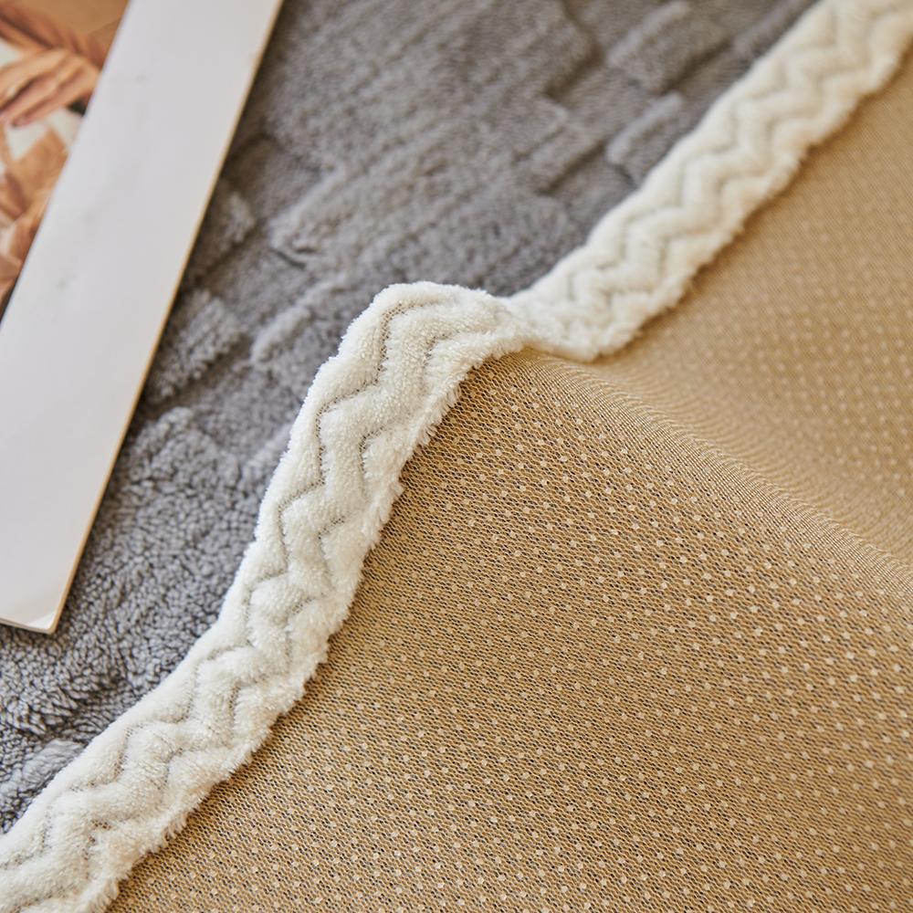 Square Sofa Cover, Quilted Sofa Cover, 1 Count Non-slip Soft Comfortable Sofa Cushion Cover, Sofa Protector for Home Living Room, Bedroom Accessories