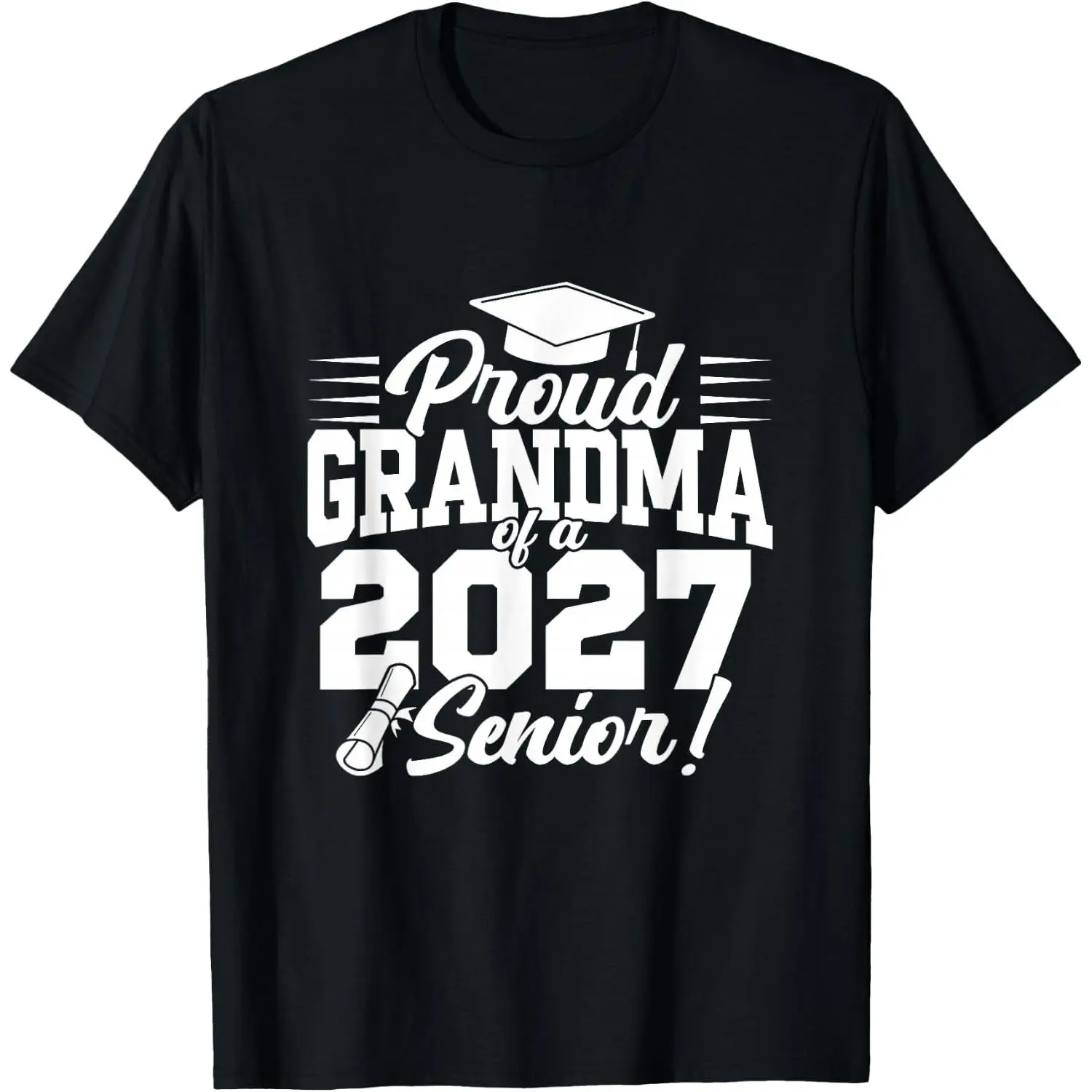 Proud Grandma of a 2027 Senior Graduation Women T-Shirt