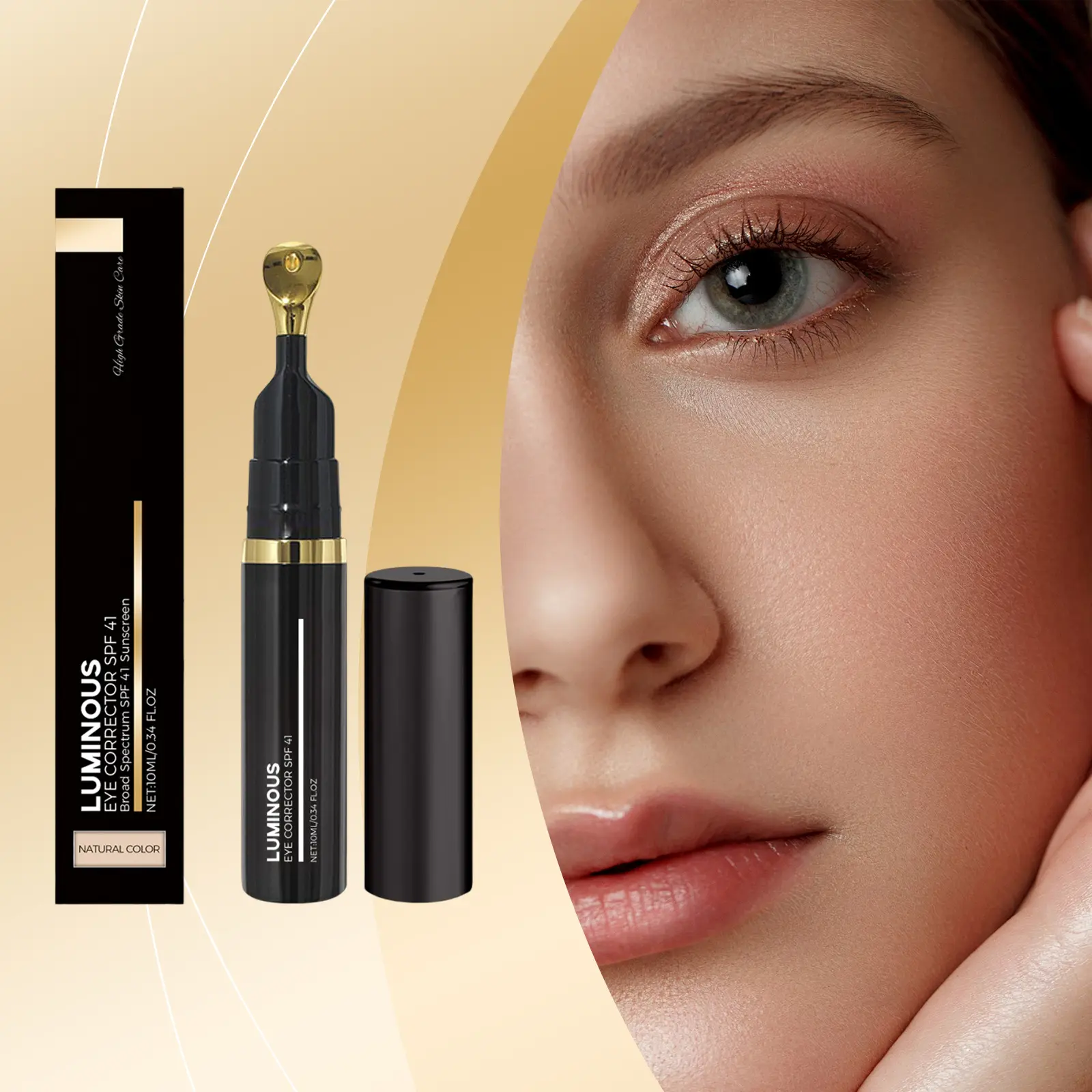 MOSMIA  Dark Circle Concealer (Natural Shade) – Daily eye concealer for covering dark circles, moisturizing, nourishing skin, delivering a light and radiant complexion
