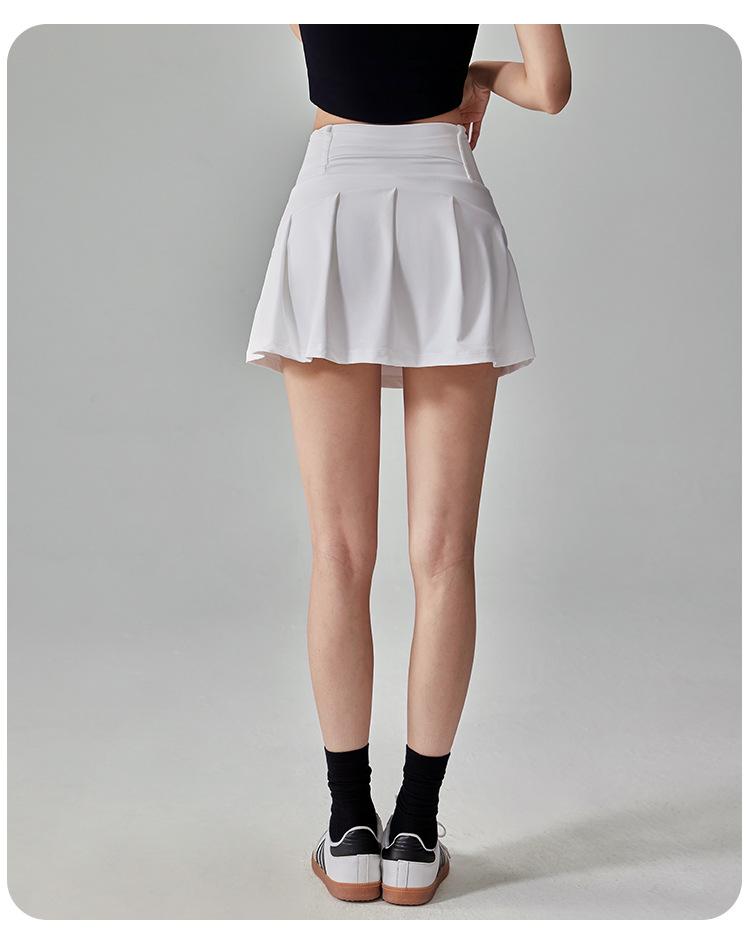 Plus Size Tennis Skort Sport Skirt With Built-in Shorts Anti-exposure 2-in-1 Athletic Dress for Running Workout Golf