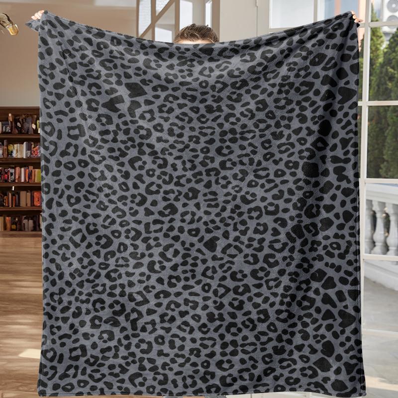 Fluffy Surprise Blankets:Leopard Print Blanket Surprise Box – Hot Pink Purple White Black Pink Gray Brown Turquoise Animal Print Ultra Soft Cozy Plush Fleece Throw Mystery Box Perfect For Y2K Aesthetic, Baddie Style & Wild Fashion Lovers