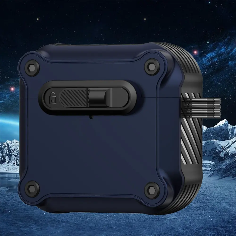 Eagle Stripe AirPods5 Earbud Case, Premium Minimalist Rugged Hard Shell Cover, Secure Lock Shockproof Earphone Protective Case Compatible with AirPods 5,4,3,1/2, AirPods Pro 1/2/3, Trendy Wireless Earbuds Accessory With Lanyard Hole