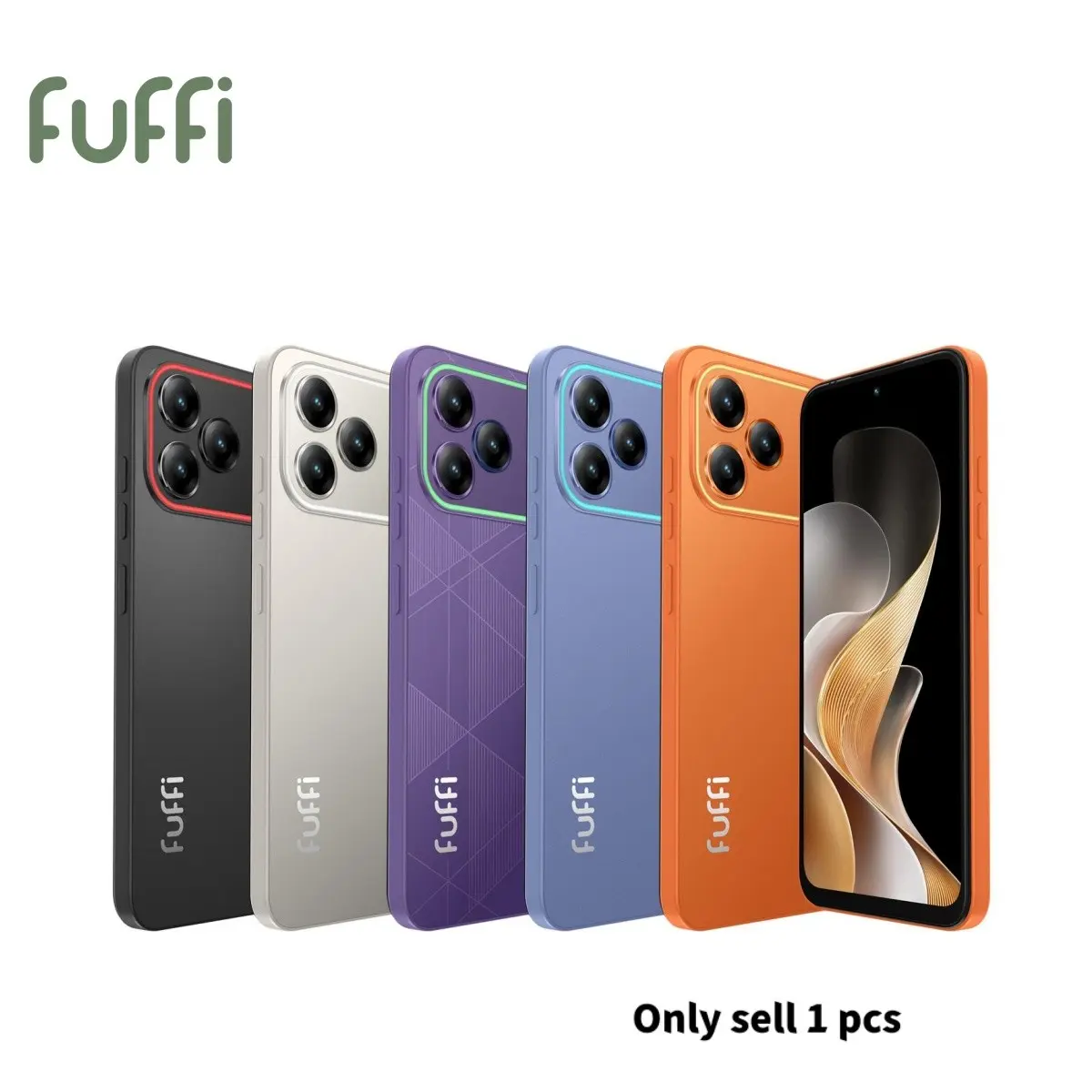 FUFFi-6.67-inch high-definition screen, LED illuminated smartphone, 5MP+16MP pixels, 4GB RAM+32GB/64GB ROM, 4400mAh battery, Android 12.0, 4G network, dual SIM dual standby, stylish phone, GPS navigation
