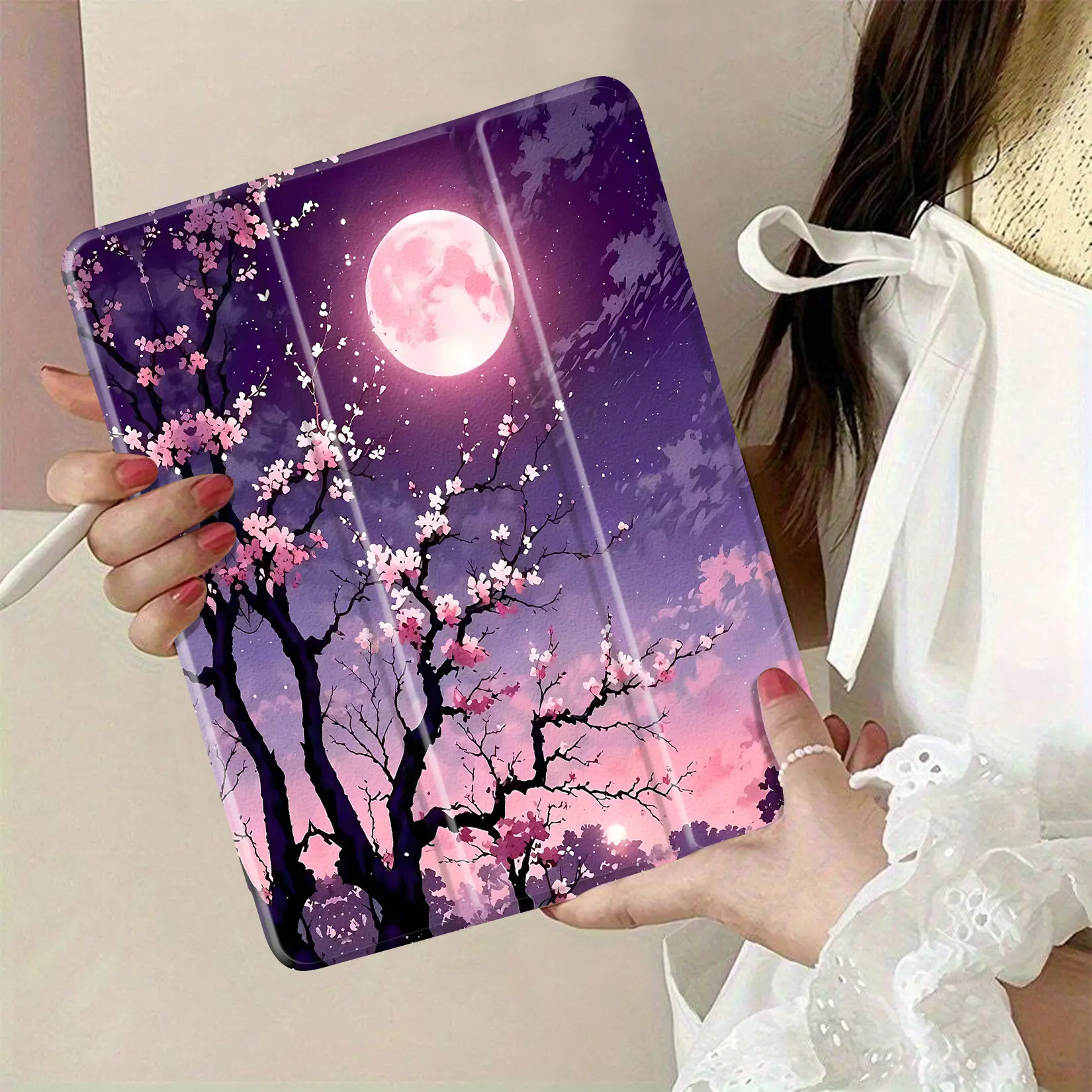 Panda Print TPU Tablet Case with Auto-Sleep Function - Stylish, Protective Tablet Accessory for Covers, Thoughtful Gift for Loved Ones on Any Occasion