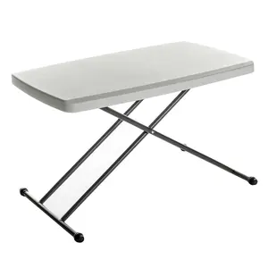 Camping personal folding table, heavy-duty multifunctional table, height adjustable