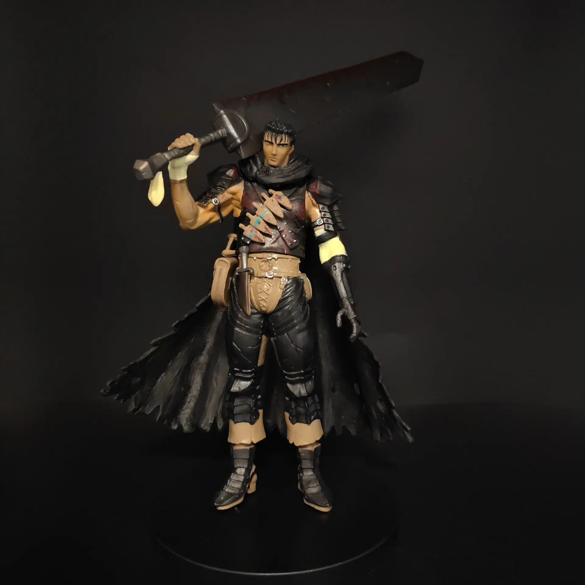 Berserk Guts Blood Version Anime Figure Model, Collectible Handmade Statue, Detailed Design, Perfect Gift for Fans