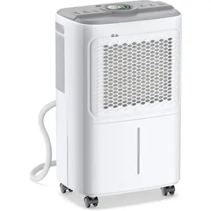 Dehumidifier for Basement,  Dehumidifiers with Drain Hose for Large Room Bathroom, Auto Drain or Manual Drainage (31 pint)