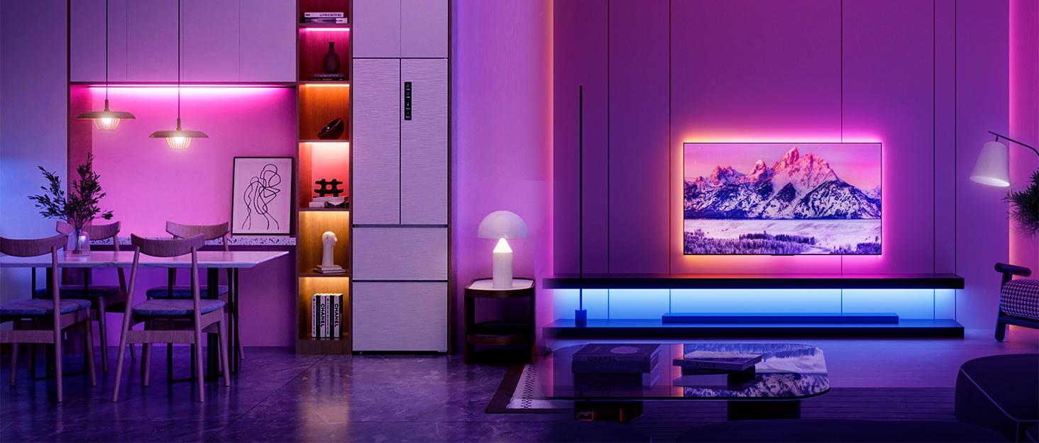 Daybetter 100FT (Old or New Packaging shipped randomly) WiFi Smart LED Light Strip Tuya App Control Bedroom Decoration Works with Alexa and Google Assistant