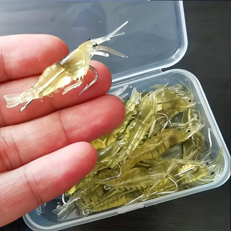 30pcs Simulated Grass Shrimp Bait 4cm  – Easy-to-Use Fishing Tackle Cost-Effective