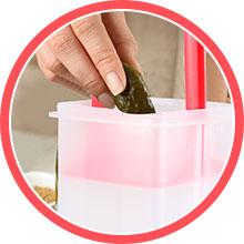 3 Pieces Jalapeno Pickle Containers with Strainers Square Dispensers Free Storage of Condiment Food Pickle Holder with Easy to Open Lid Design for Pickled Kitchen Tools (Yellow)