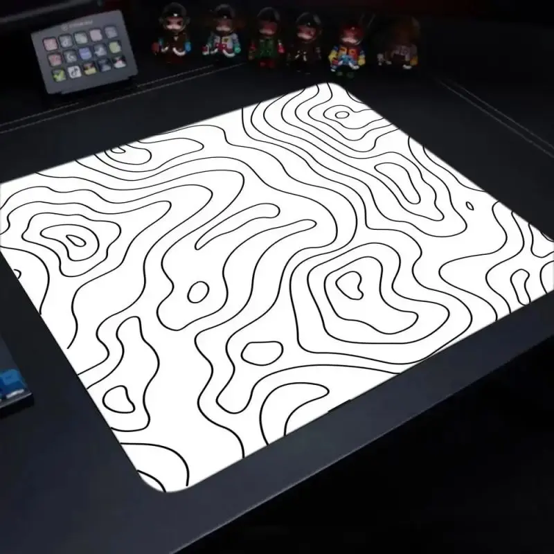 Fluid Mouse Pad Multiple Sizes Large Square Computer Office Game Table Mats Rubber Anti-slip Mousepads Small Decor Desk Pads Non Slip Mousepad