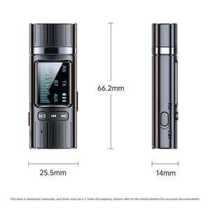 USB Bluetooth 5.4 Receiver Transmitter Audio Adapter for TV and Computer, Bluetooth with Screen, 3.5mm Adapter