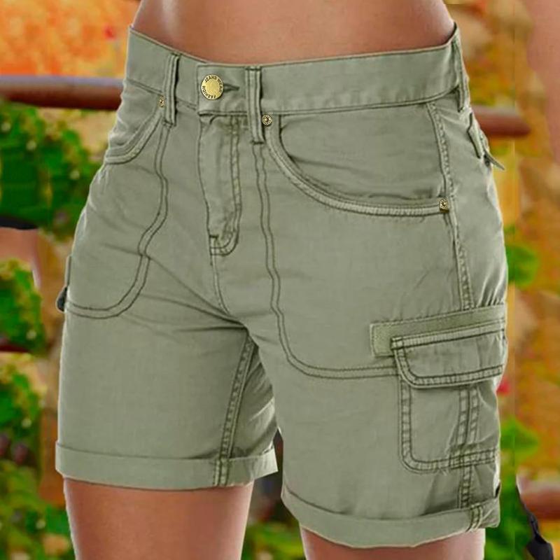 Women's Cargo Shorts Casual Summer High Waisted Casual Shorts for Women Trendy Summer Hiking Shorts Outdoor Outfits